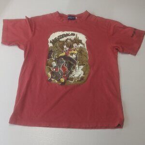 Tokyo Disney Resort Tee Red Size Large